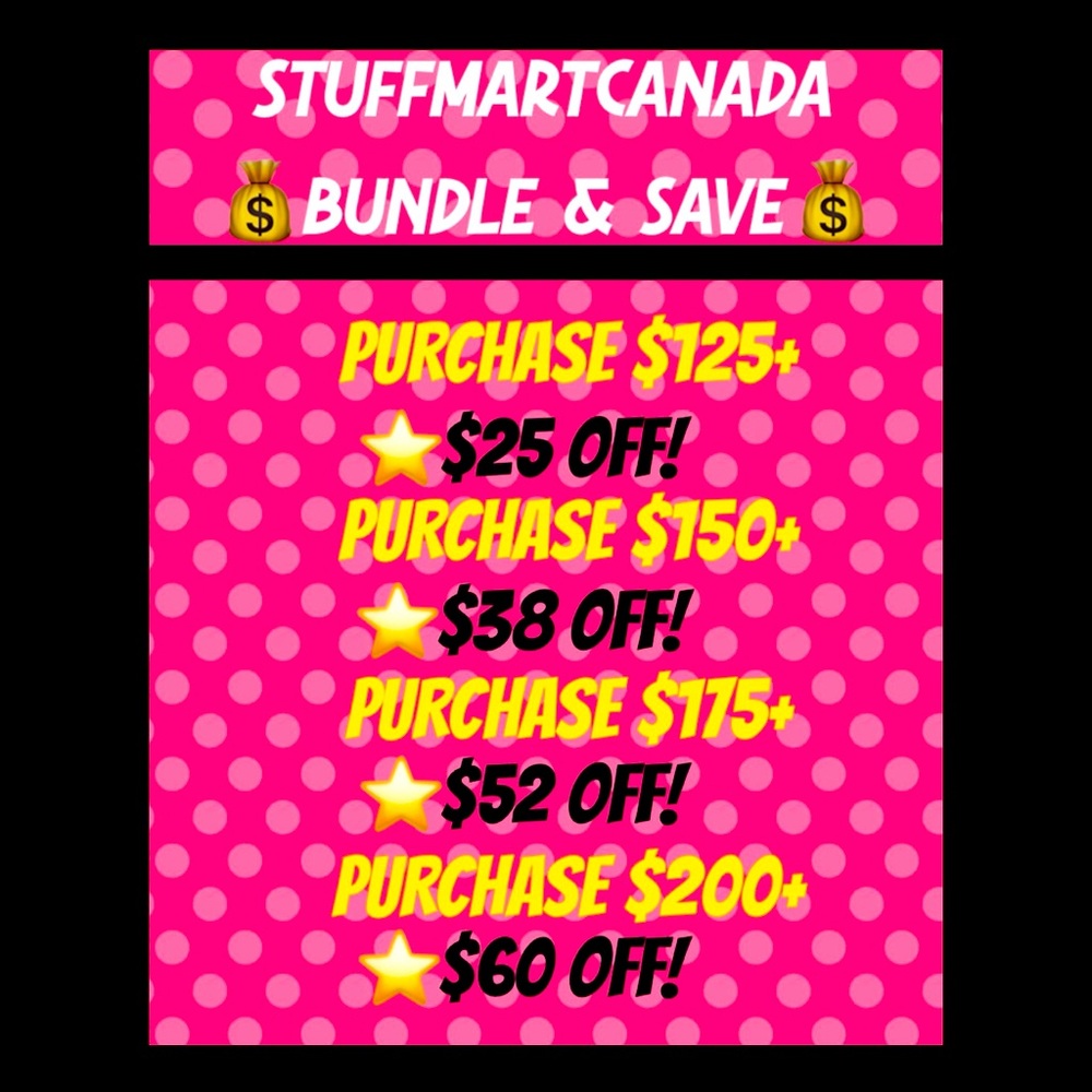 ⭐️BUNDLE & SAVE PLUS FREE SHIPPING!
